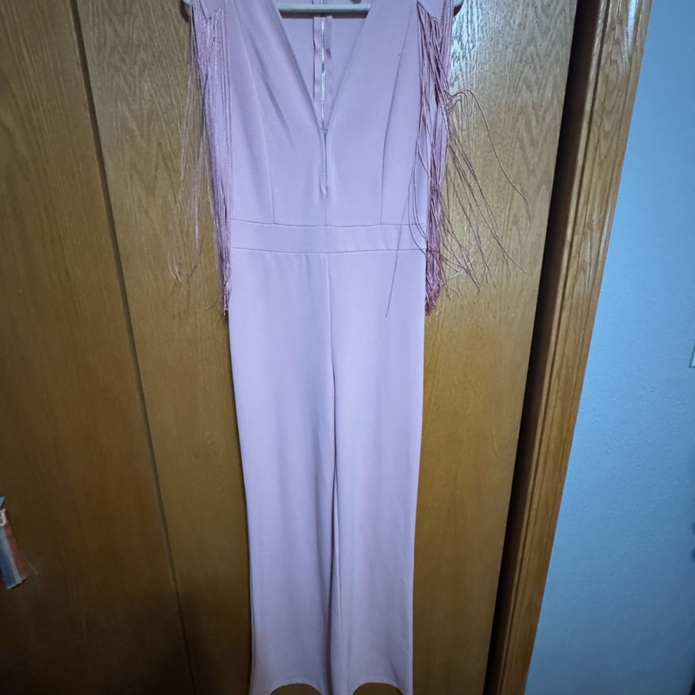 Elegant Pink Jumpsuit